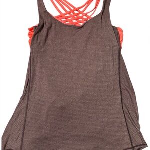 Lululemon dusty purple and coral Free to Be Wild tank